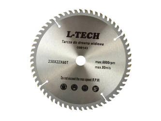 Circular saw for wood 230x22x60T