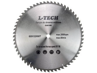 Circular saw for wood 600x32x60T