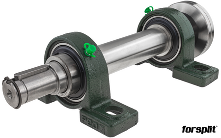 Basic Set for Circular Saw (Table Saw) with 30mm Mount / Left-Hand Thread / 350mm / Based on UCP207 Bearings