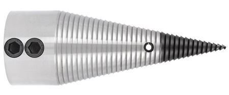 Cone for log splitter 100mm RIGHT-hand, with replaceable tip (dowels)