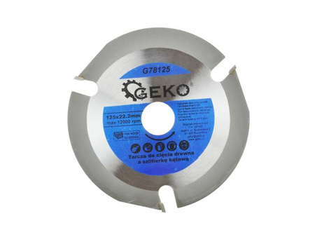 Wood cutting disc for angle grinder 125x22.2mm