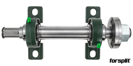 Basic Set for Circular Saw (Table Saw) with 30mm Mount / Left-Hand Thread / 350mm / Based on UCP207 Bearings