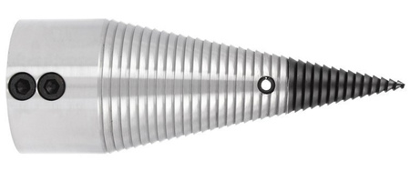 Cone for log splitter 100mm RIGHT-hand, with replaceable tip (dowels)