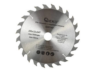 Circular saw for wood 250x32x24T