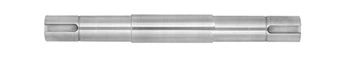Shaft 35mm for two pulleys / for bearings / WKK2U for kit ZKK2U