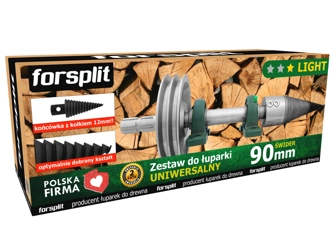 Screw log splitter  90mm universal / kit ZWK2U-090K2